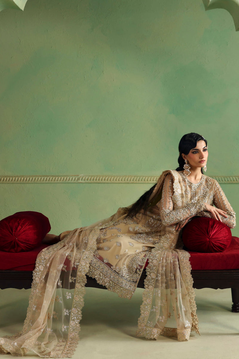 Akbar Aslam | Luxury Formals | Zareefa - Formal Dress - available at Maria Faisal in UK and USA.