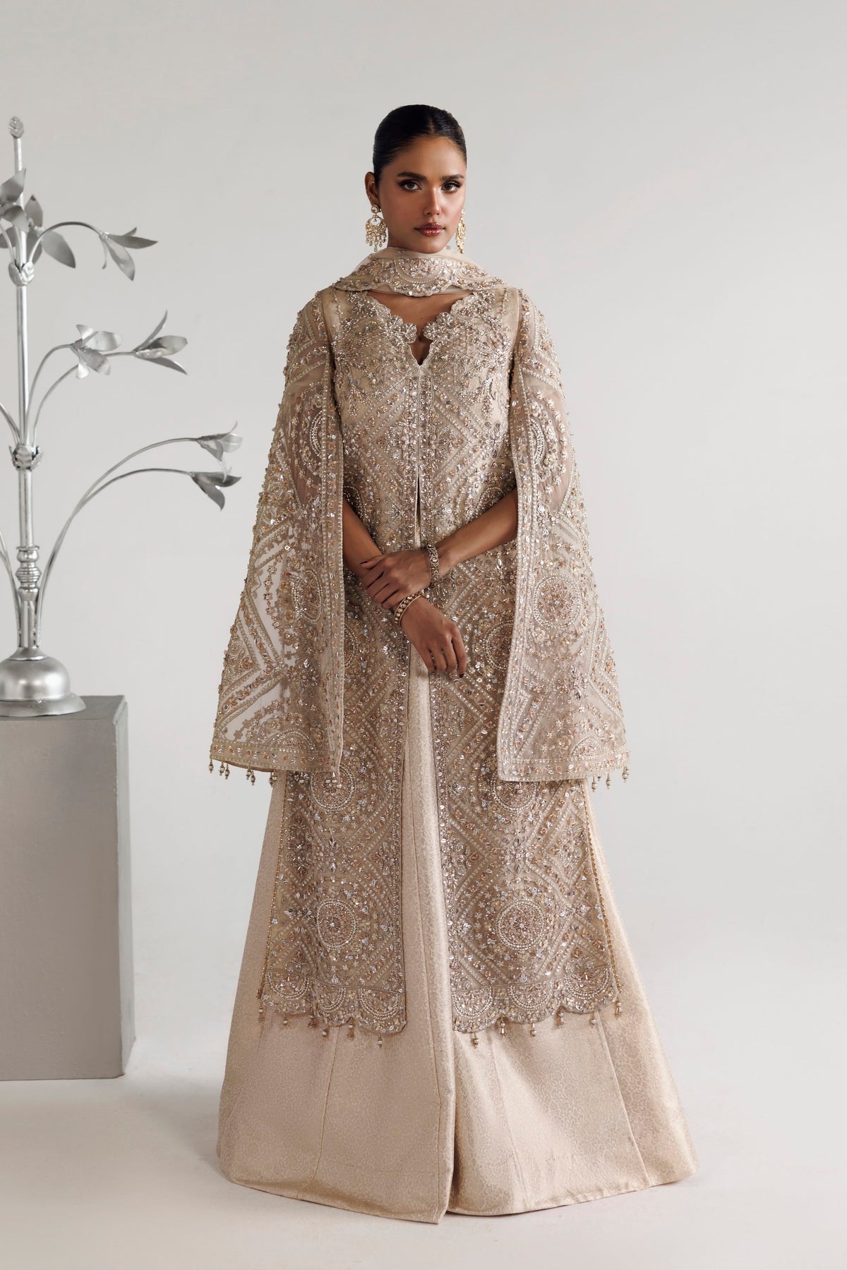 Akbar Aslam | Luxury Formals | Reina - Formal Dress - available at Maria Faisal in UK and USA.