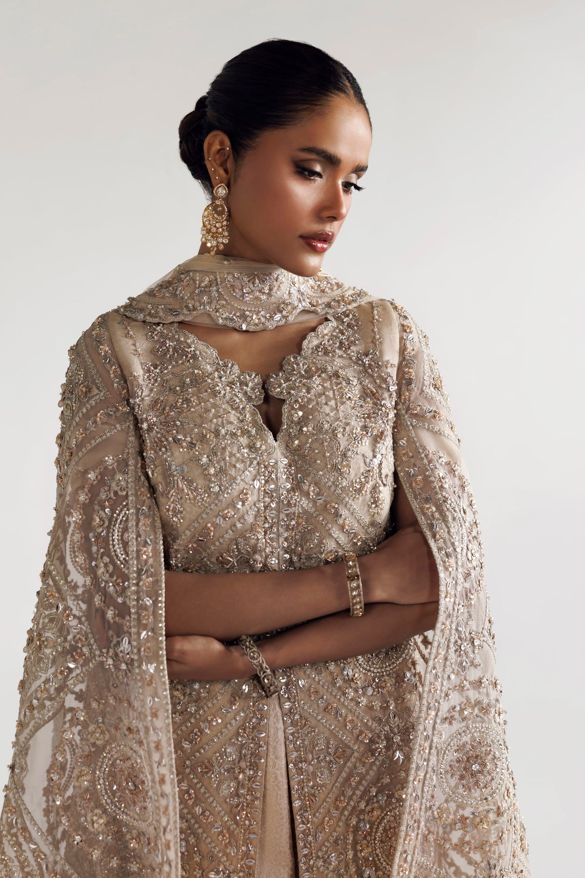 Akbar Aslam | Luxury Formals | Reina - Formal Dress - available at Maria Faisal in UK and USA.