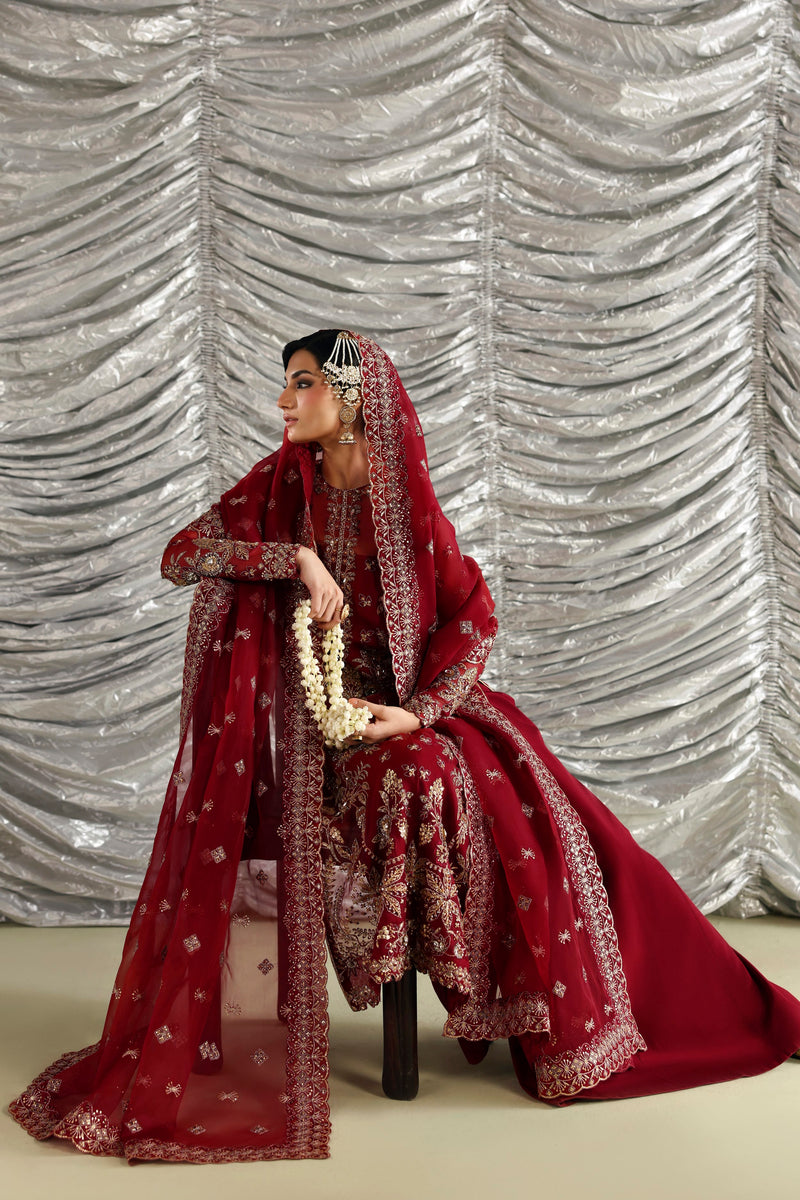Akbar Aslam | Luxury Formals | Dilafroz - Formal Dress - available at Maria Faisal in UK and USA.