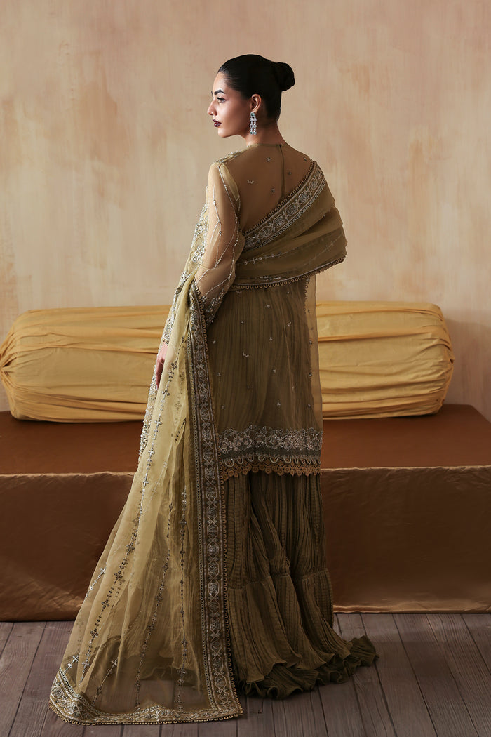 Zarposh | Jahanara Wedding Formals | Zarqash - Wedding Dress - available at Maria Faisal in UK and USA.
