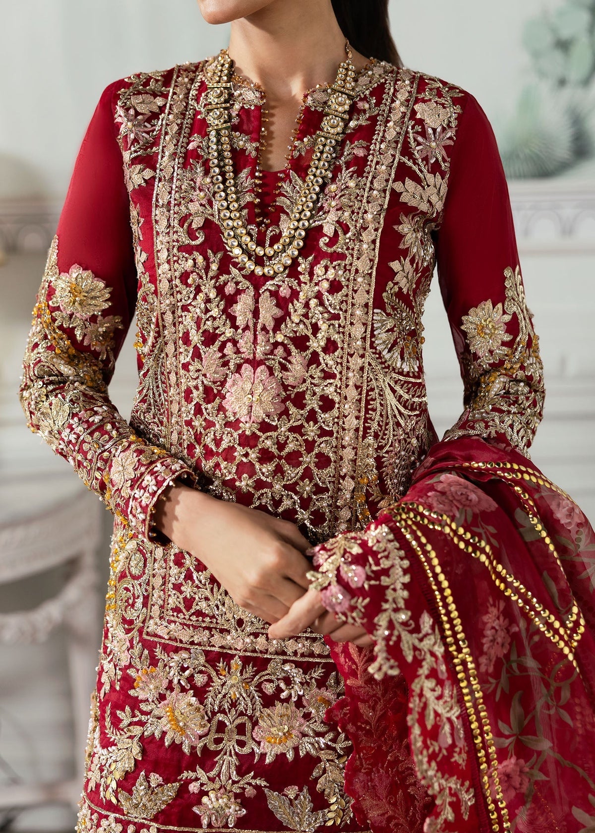 Crimson | A Beautiful Chaos Wedding Collection | Artisan Story - Ladies Clothes - Maria Faisal