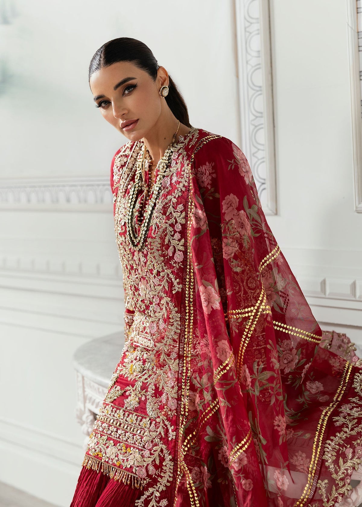 Crimson | A Beautiful Chaos Wedding Collection | Artisan Story - Ladies Clothes - Maria Faisal