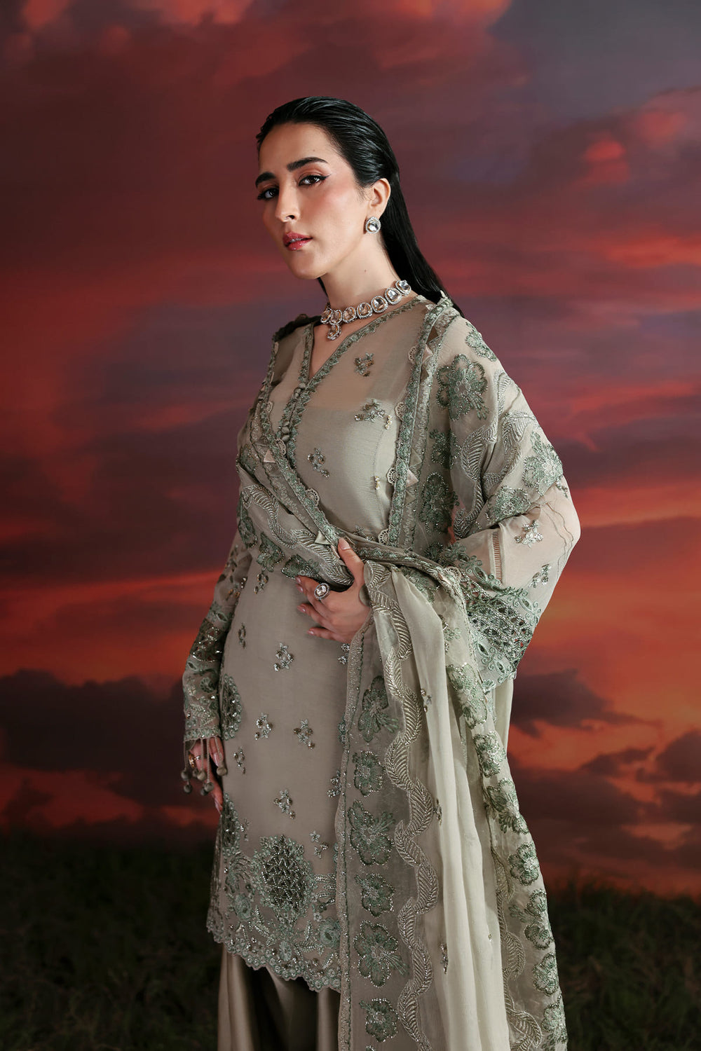 Zarposh | Moonlit Muse | Nerine - Ladies Clothes - Maria Faisal