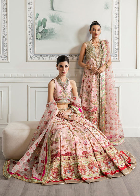 Crimson | A Beautiful Chaos Wedding Collection | Crystal Chinoiserie - Ladies Clothes - Maria Faisal