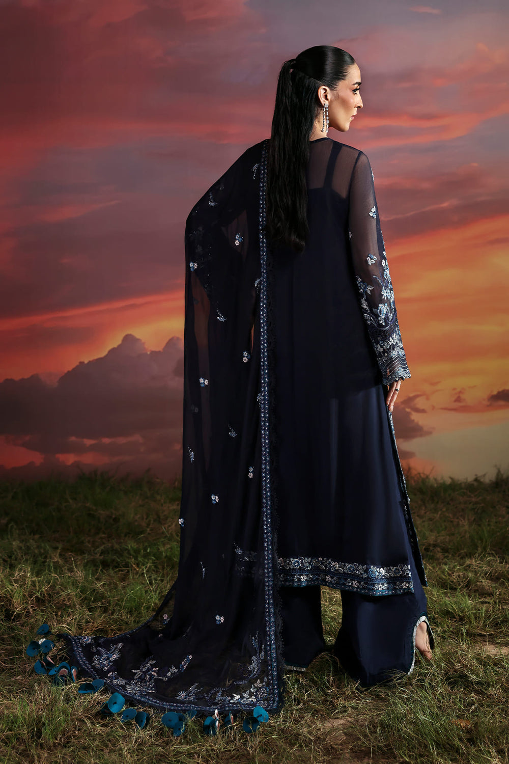 Zarposh | Moonlit Muse | Muse - Ladies Clothes - Maria Faisal