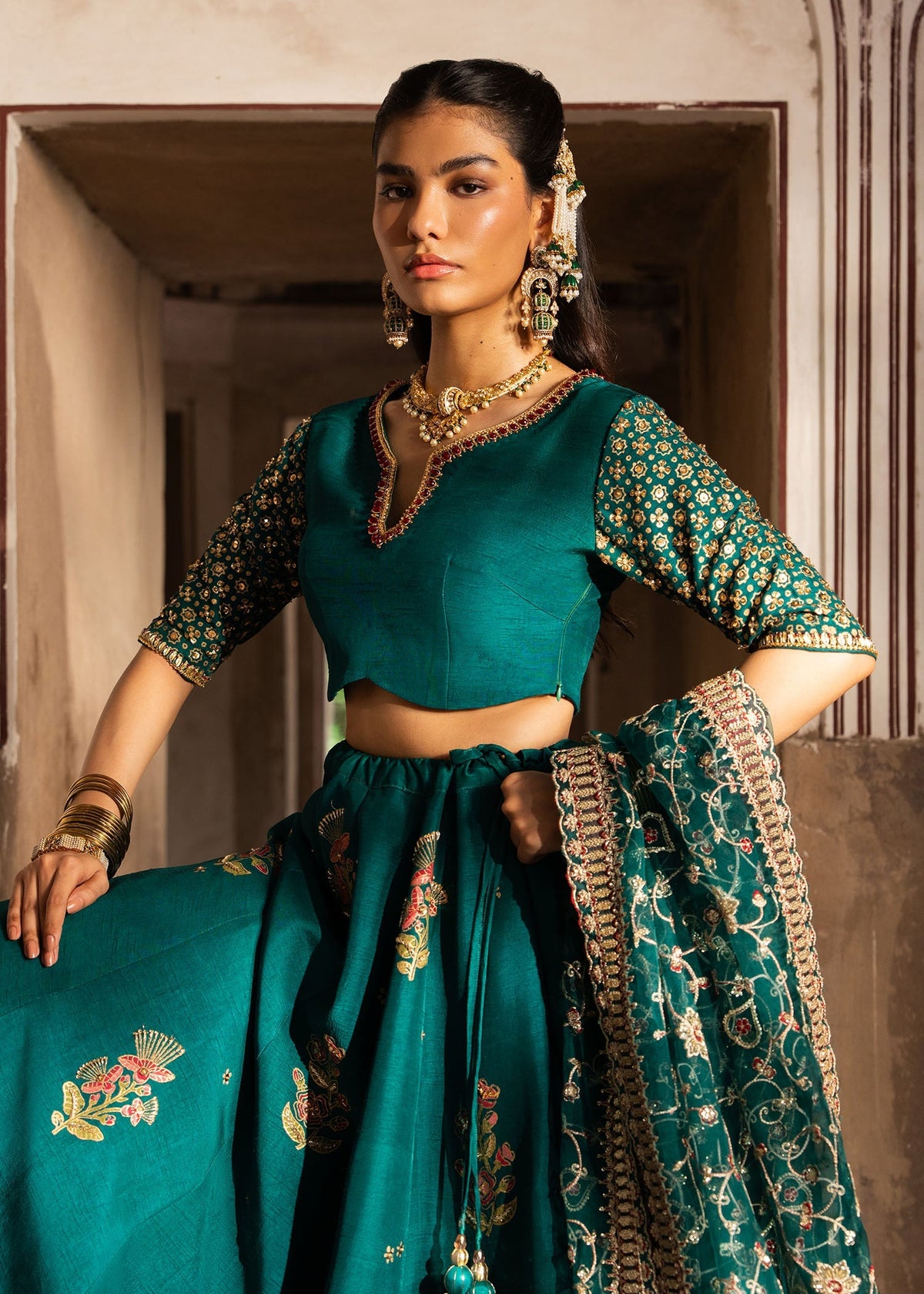Sadaf Fawad Khan | Zeenat Formals 26 | Raha - Formal Dress - available at Maria Faisal in UK and USA.