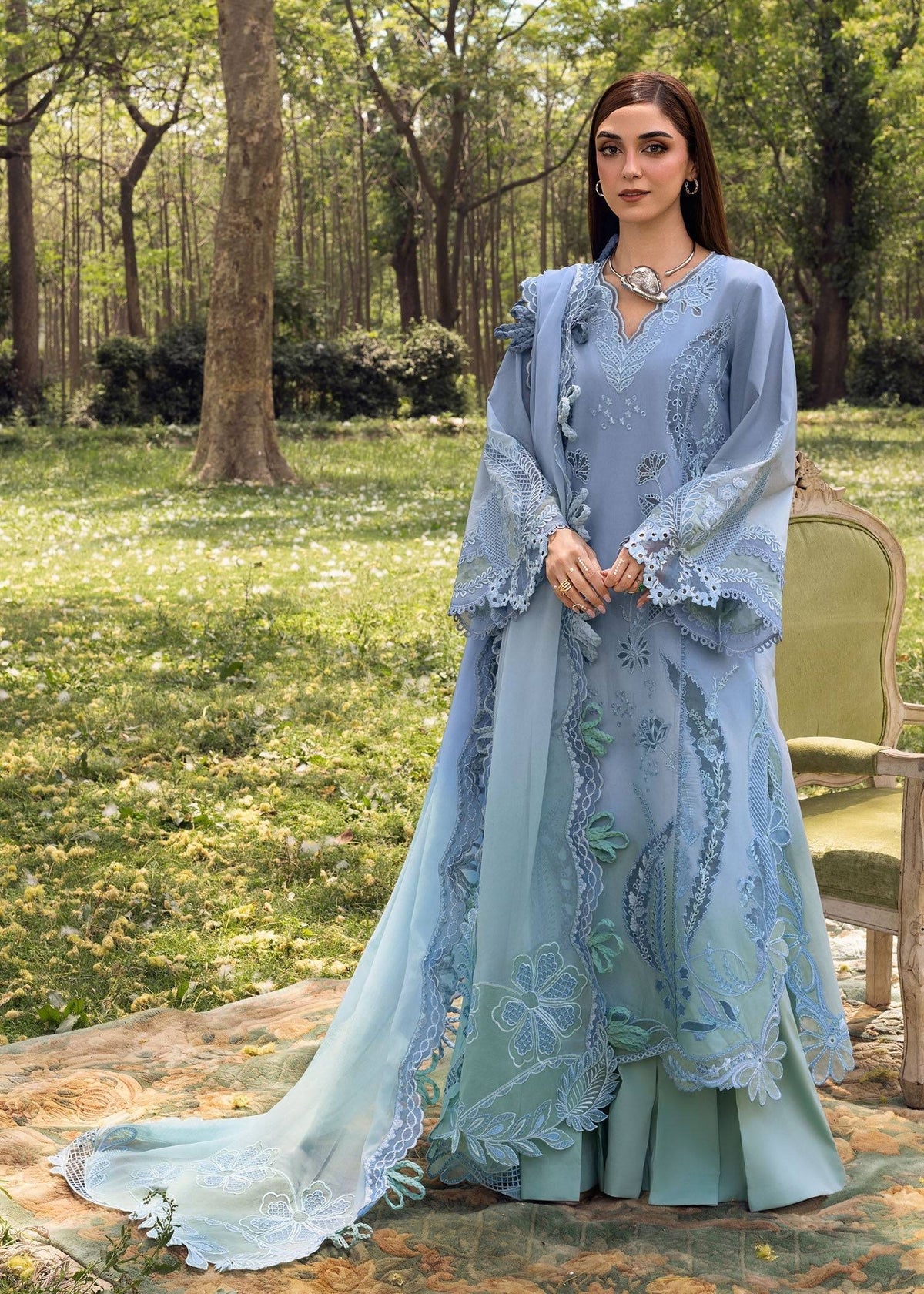 Crimson | Tasawar 25 | ALL THINGS OMBRE - D1 A by Maria Faisal - Registered Vendor of : Crimson - type : Ladies Clothes - 100% original wedding dresses