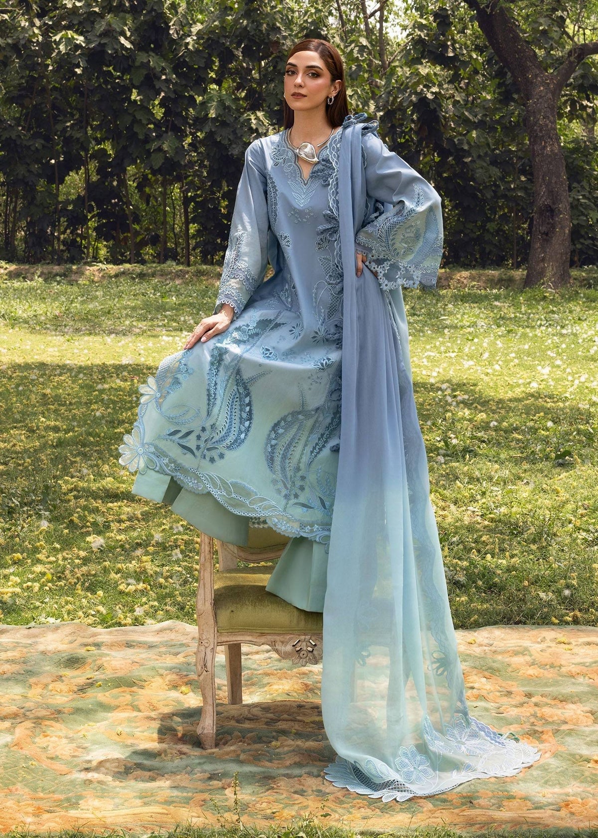 Crimson | Tasawar 25 | ALL THINGS OMBRE - D1 A by Maria Faisal - Registered Vendor of : Crimson - type : Ladies Clothes - 100% original wedding dresses