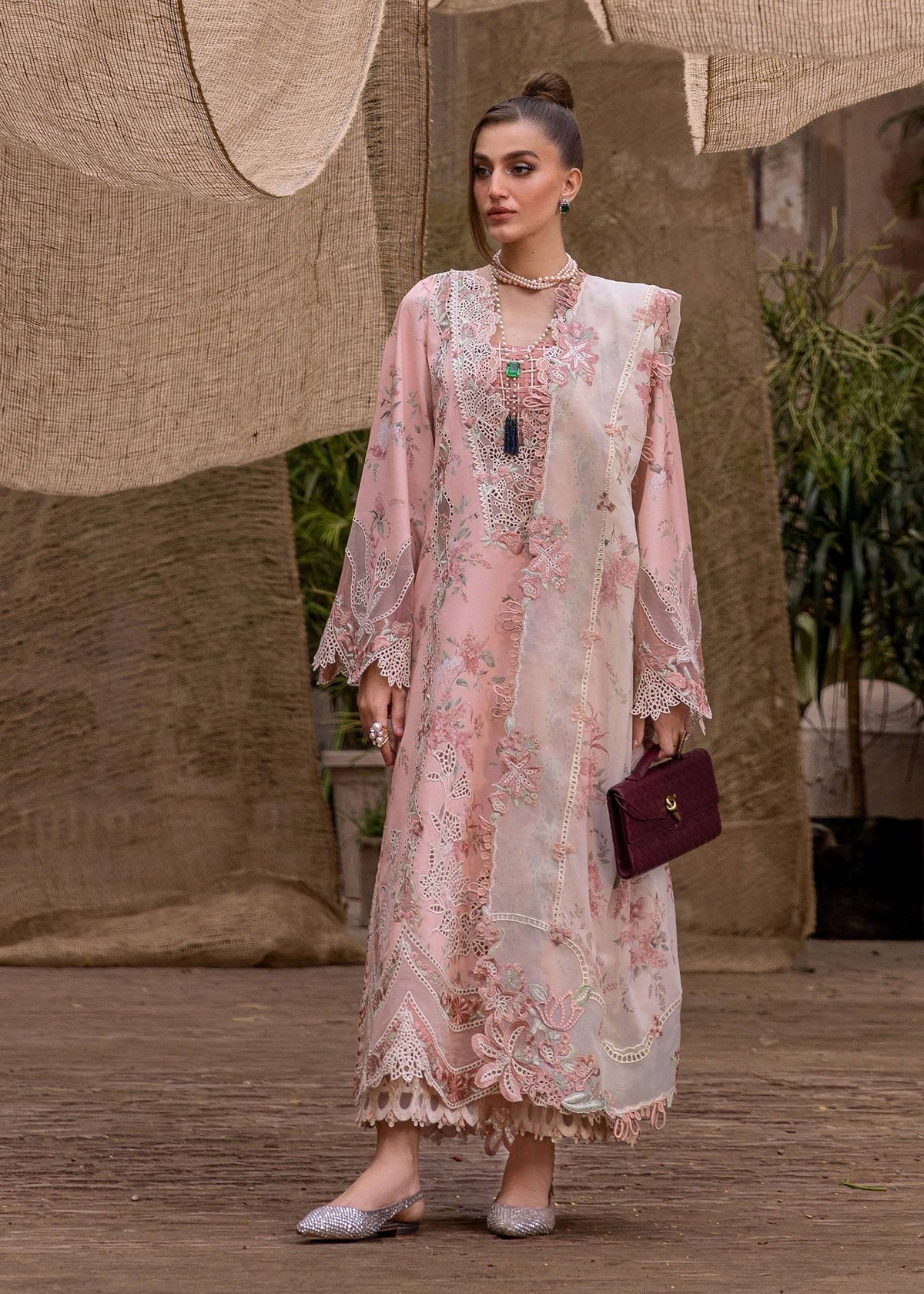 Crimson | Tasawar 25 | LAVENDER FALL - D5A by Maria Faisal - Registered Vendor of : Crimson - type : Ladies Clothes - 100% original wedding dresses