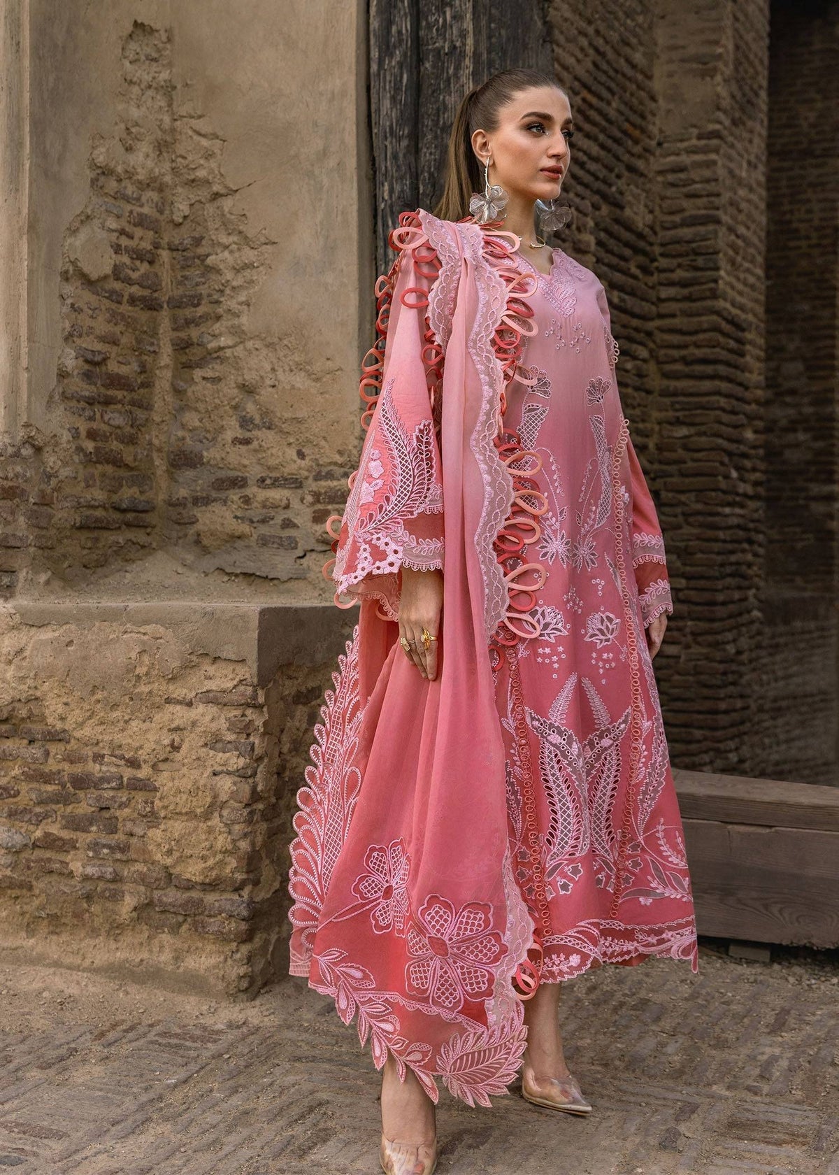Crimson | Tasawar 25 | ALL THINGS OMBRE - D1B by Maria Faisal - Registered Vendor of : Crimson - type : Ladies Clothes - 100% original wedding dresses