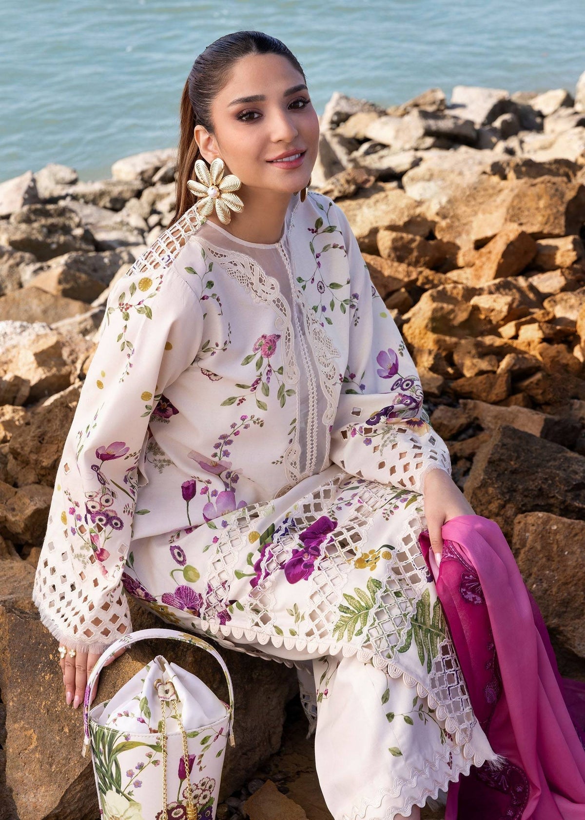 Crimson | Floe by Crimson | Bloom Bold - D4 A by Maria Faisal - Registered Vendor of : Crimson - type : Ladies Clothes - 100% original wedding dresses