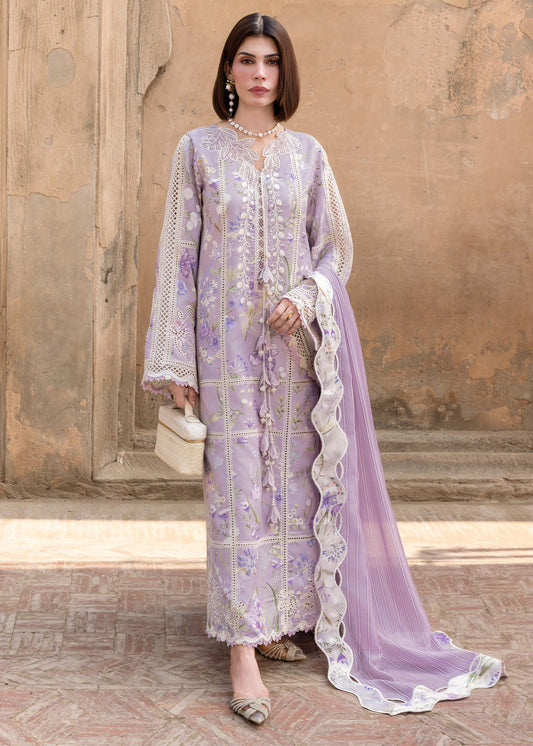 Crimson | Flow Lawn'26 | A SUMMER DANCE - D2B - Festive Dress - available at Maria Faisal in UK and USA.