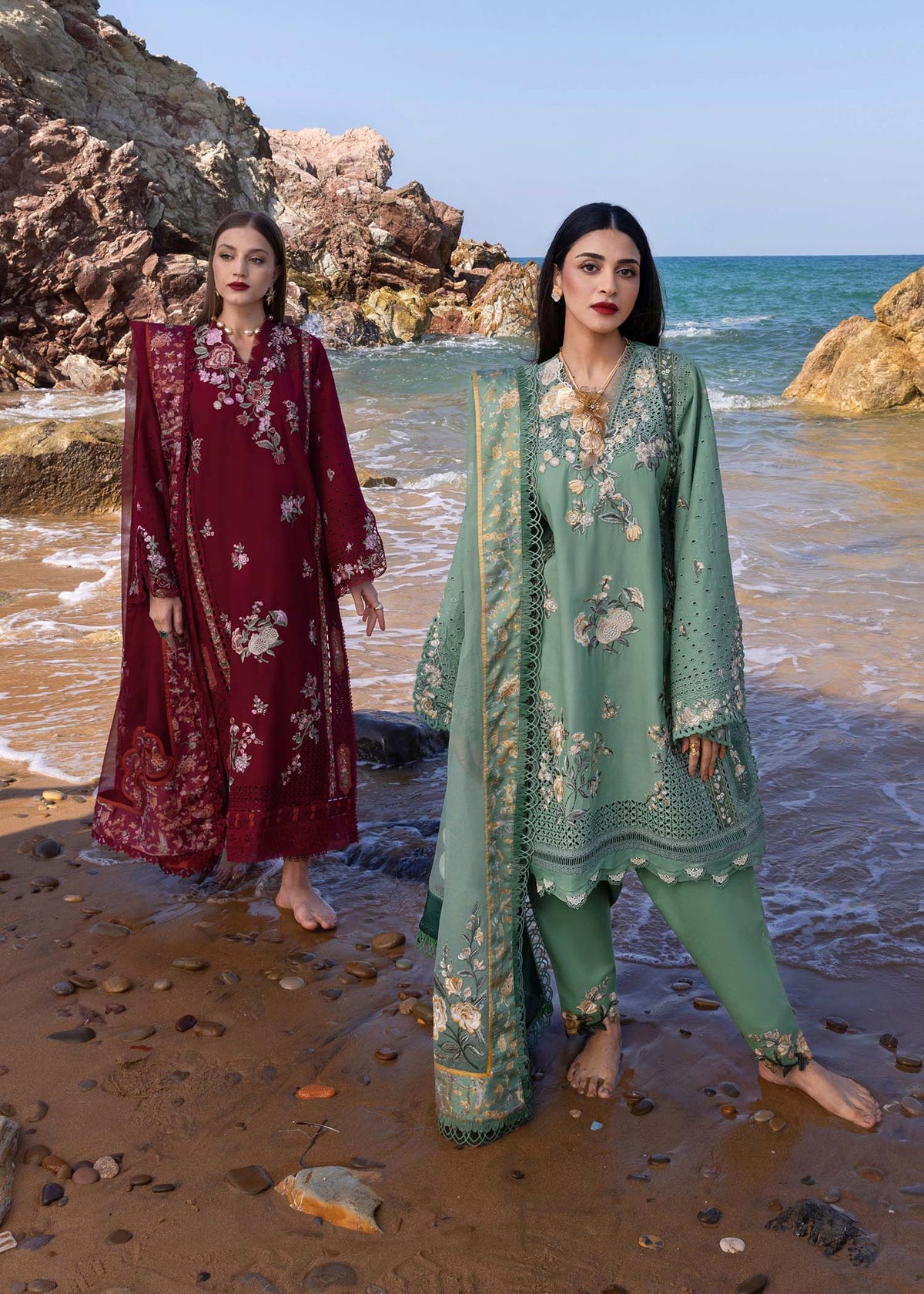 Crimson | Floe by Crimson | Parsi Threads - D5 A by Maria Faisal - Registered Vendor of : Crimson - type : Ladies Clothes - 100% original wedding dresses