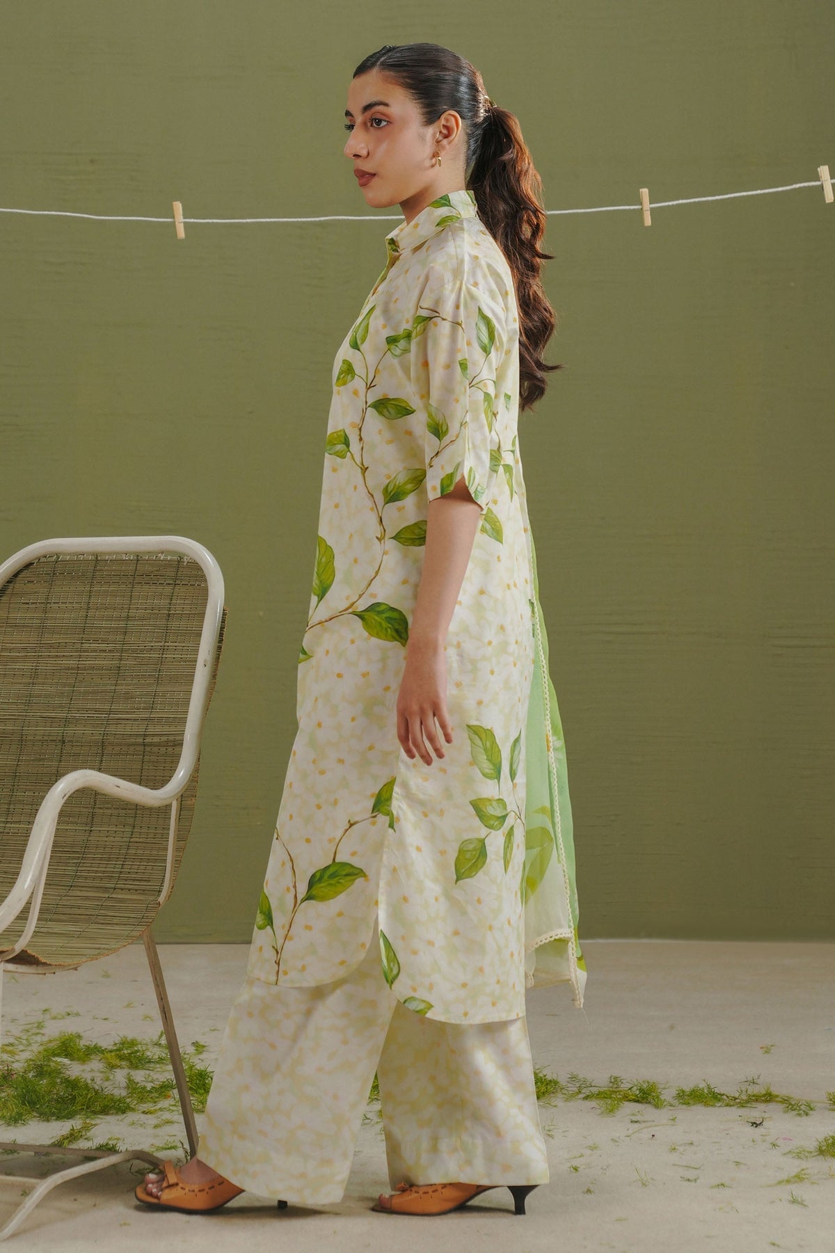 Zara Shahjahan | Coco Prints 26 | Kael-7A - Casual Dress - available at Maria Faisal in UK and USA.