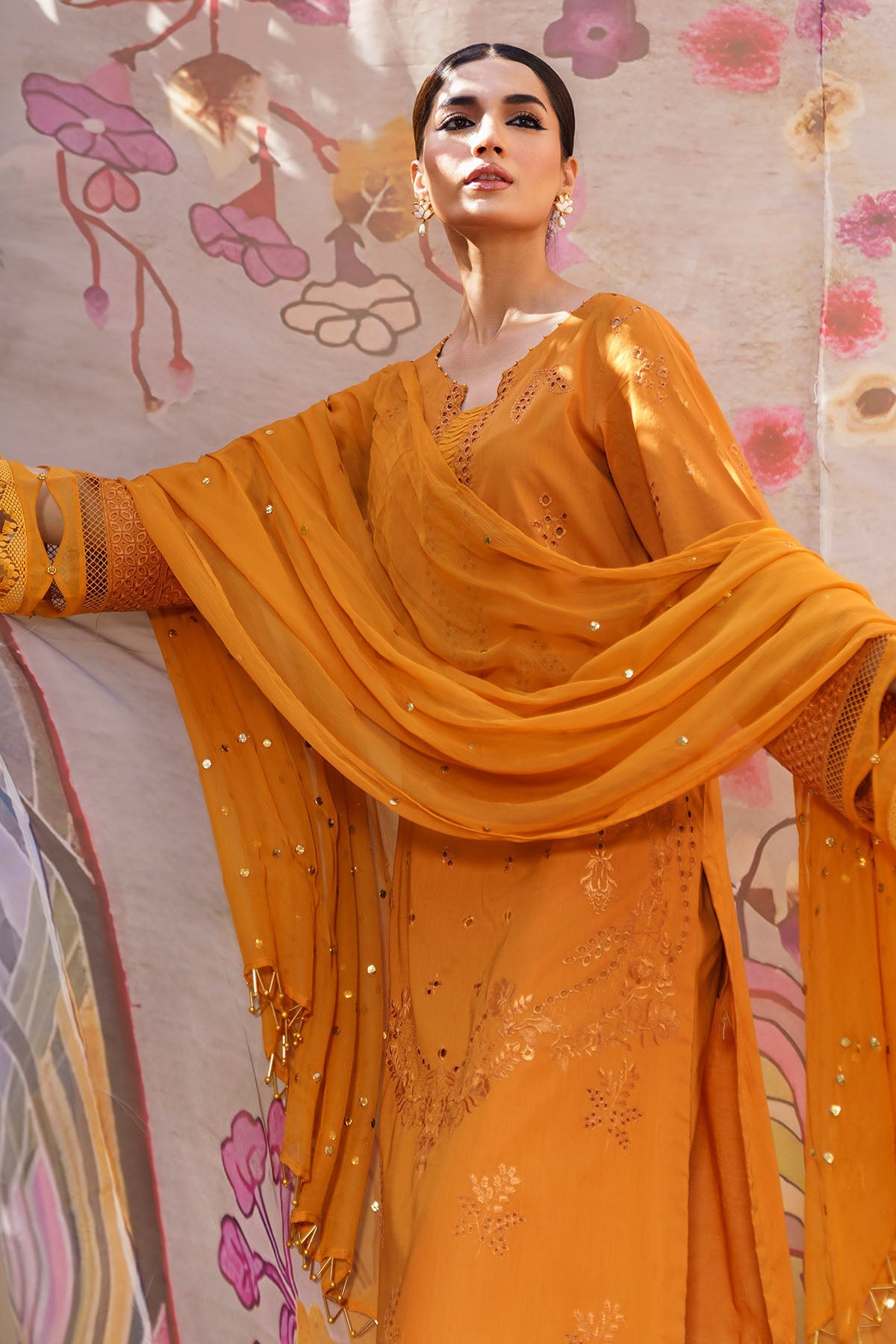 Nureh | Bazaar Lawn | NS-138 - Ladies Clothes - Maria Faisal