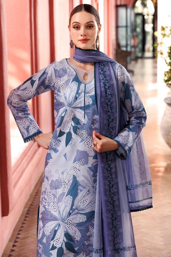 Farasha | Printed Essentials | Blue Passion by Maria Faisal - Registered Vendor of : Farasha - type : Ladies Clothes - 100% original wedding dresses