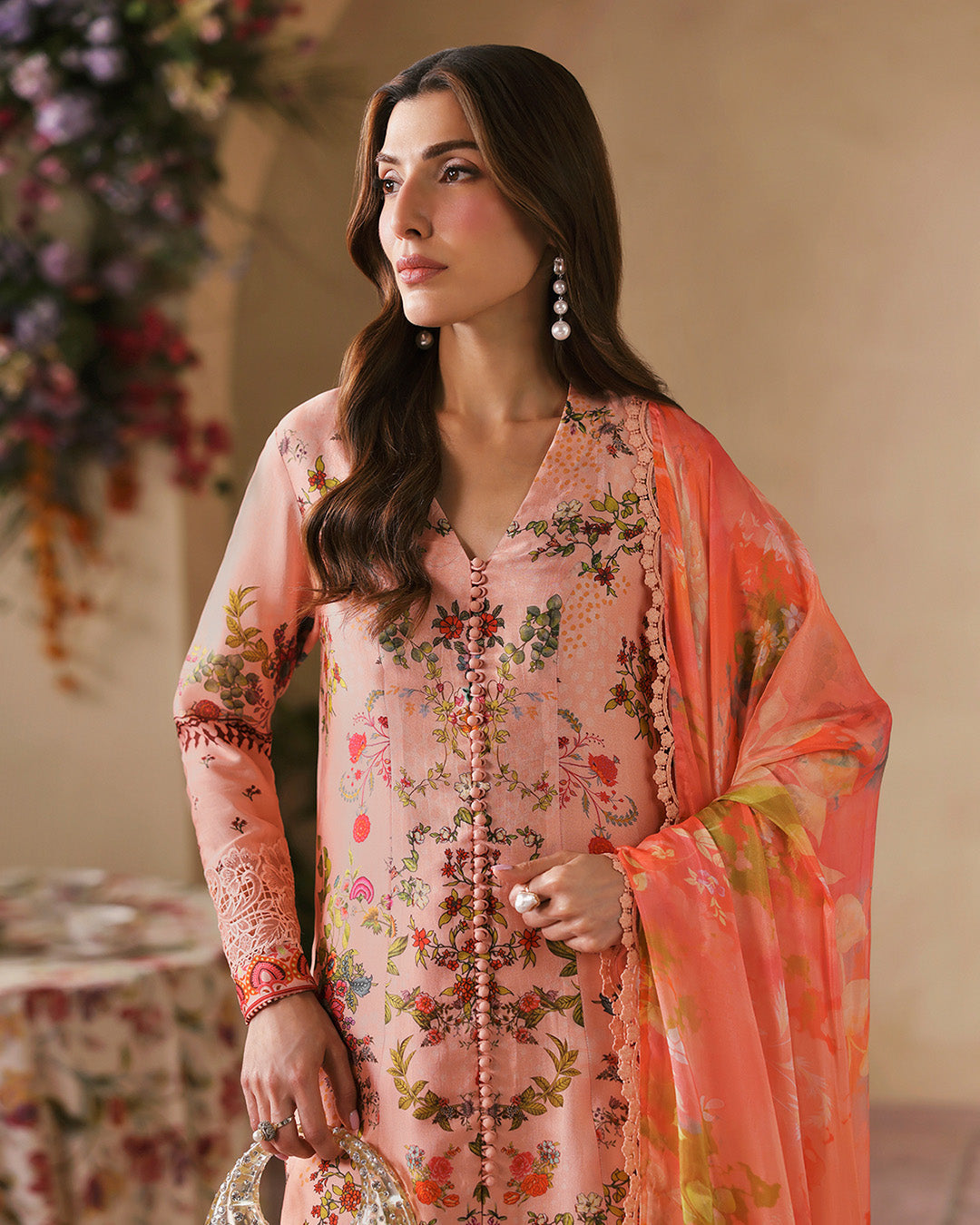 Faiza Saqlain | Serina Luxe | Anfel - Formal Dress - available at Maria Faisal in UK and USA.