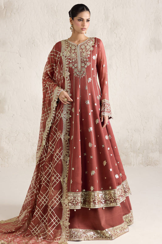 Farasha | Formals 26 | Flame Luxe - Formal Dress - available at Maria Faisal in UK and USA.
