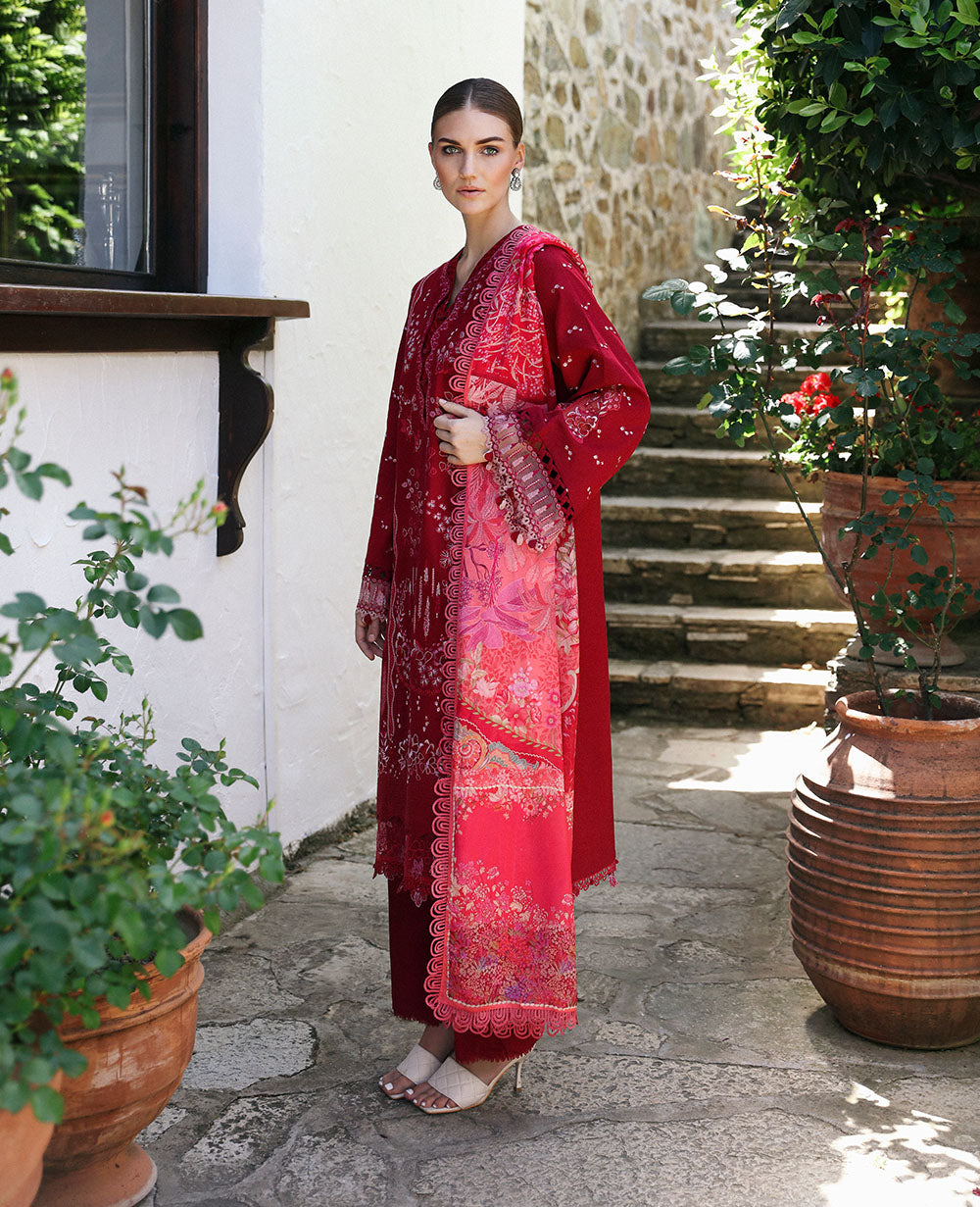 Republic Womenswear | Aylin Summer Lawn 24 | Lunara (D5-B) - Designer Dress with Intricate embroidery and embellishments. Shop elegent wedding dress at Maria Faisal.