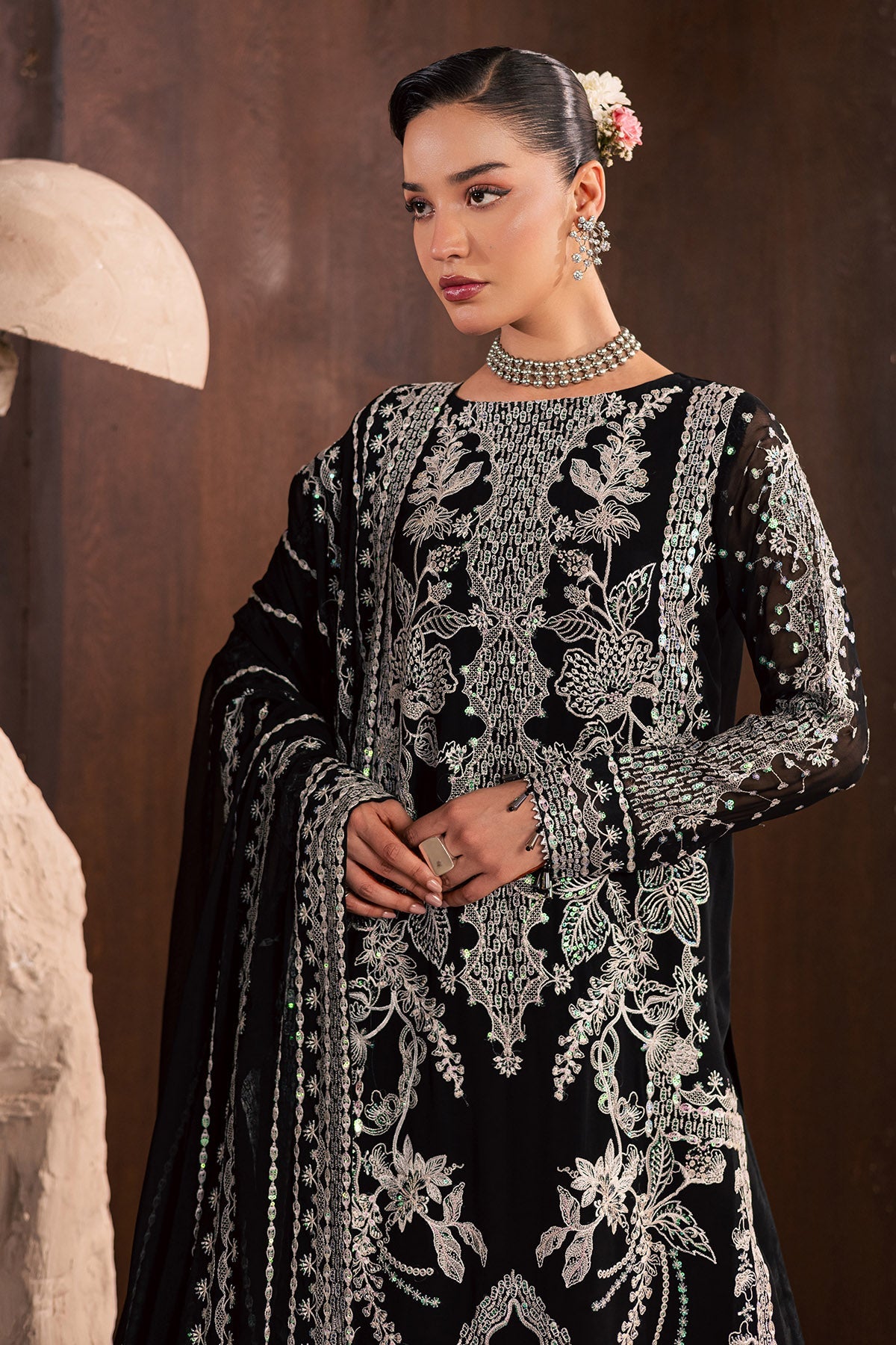 Nureh | Fancy Formal 26 | NP-771 - Formal Dress - available at Maria Faisal in UK and USA.