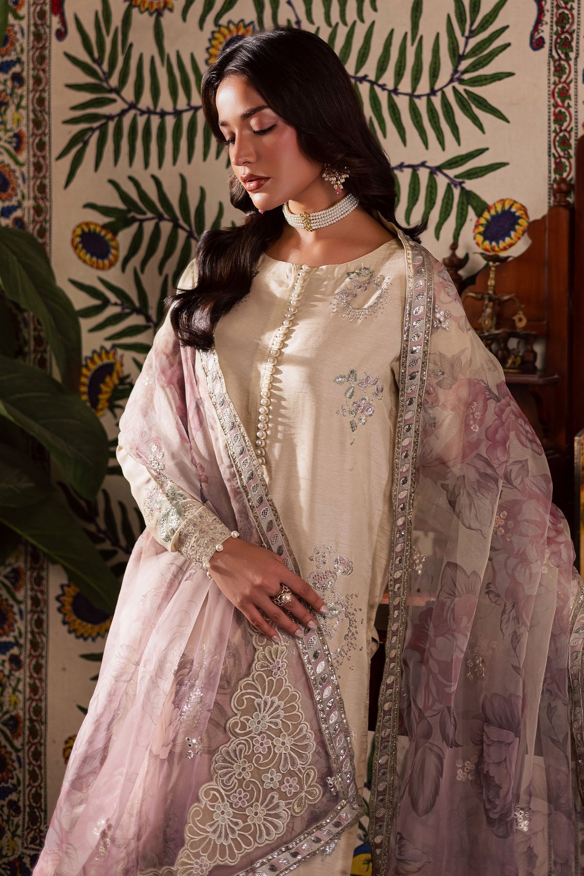 Nureh | Nur Mahal | NE-194 - Formal Dress - available at Maria Faisal in UK and USA.