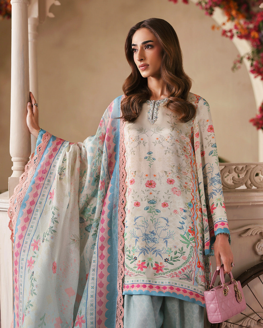Faiza Saqlain | Serina Luxe | Edra - Formal Dress - available at Maria Faisal in UK and USA.