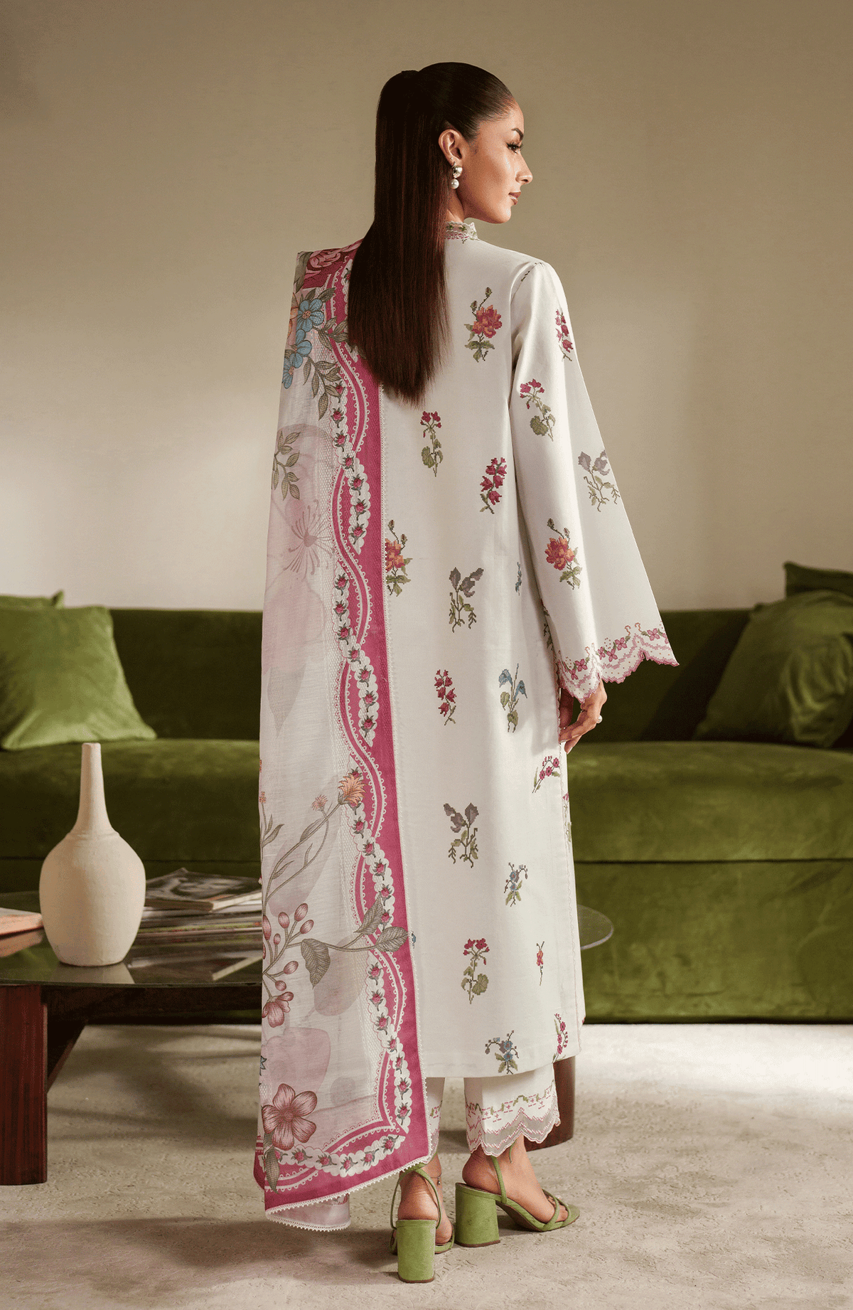 Seran | Ilara Cambric | GAELLE - Ladies Clothes - Maria Faisal