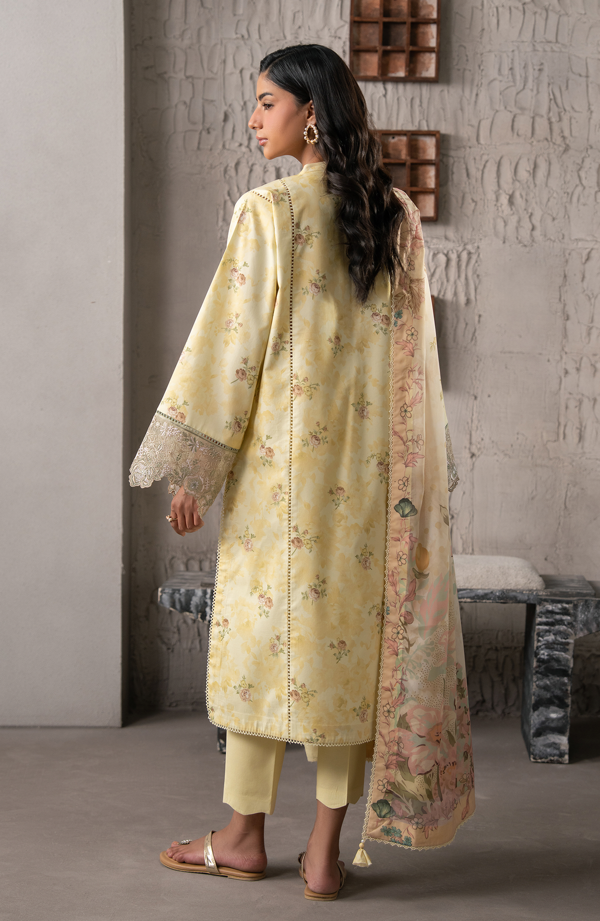 Seran | Selure Lawn | Cielle - Luxury Dress - available at Maria Faisal in UK and USA.