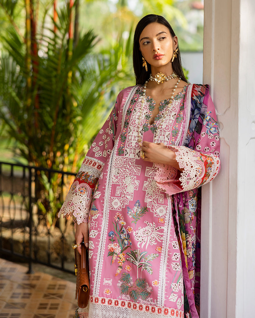 Esmel | Mon Tresor Luxe Lawn 26 |Carpe Diem - Luxury Dress - available at Maria Faisal in UK and USA.