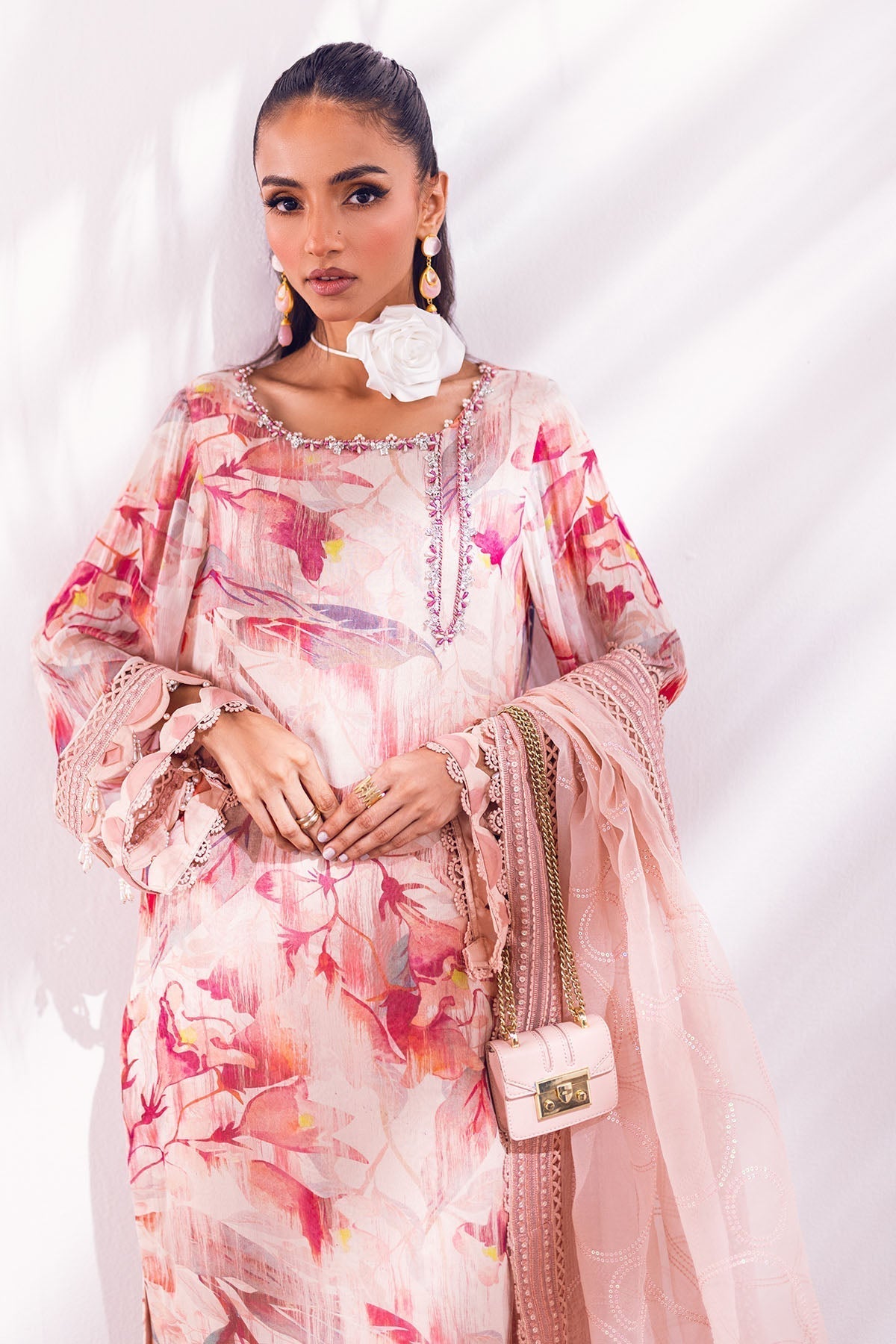 Nureh | Ballerina Formals | OAK MIST - Wedding Dress - Maria Faisal
