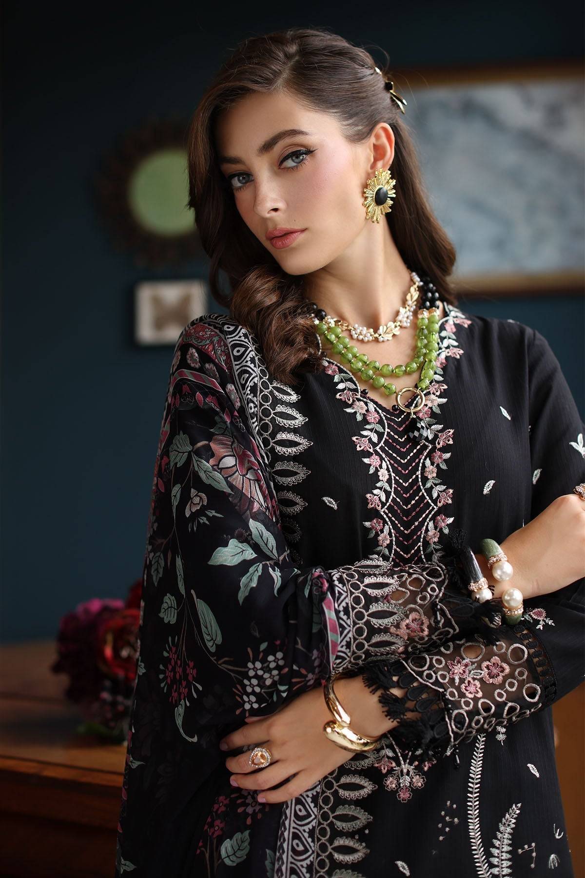 Nureh | Maya Lawn | NS-153 by Maria Faisal - Registered Vendor of : Nureh - type : Ladies Clothes - 100% original wedding dresses