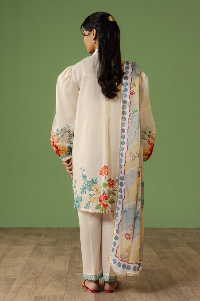Zara Shahjahan | Coco Prints 26 | Celene-4A - Casual Dress - available at Maria Faisal in UK and USA.
