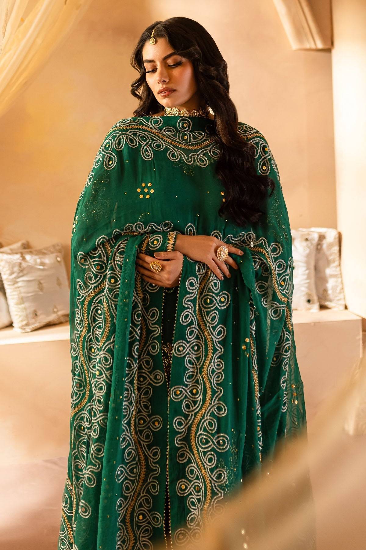 Nureh | Mukeshkari Formals | MK-01 by Maria Faisal - Registered Vendor of : Nureh - type : Ladies Clothes - 100% original wedding dresses