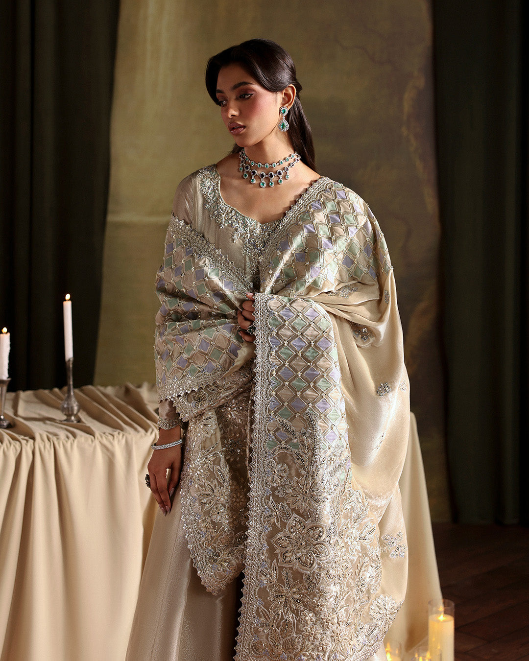 Faiza Saqlain | Zaeva Wedding Formals |Joella - Wedding Dress - available at Maria Faisal in UK and USA.