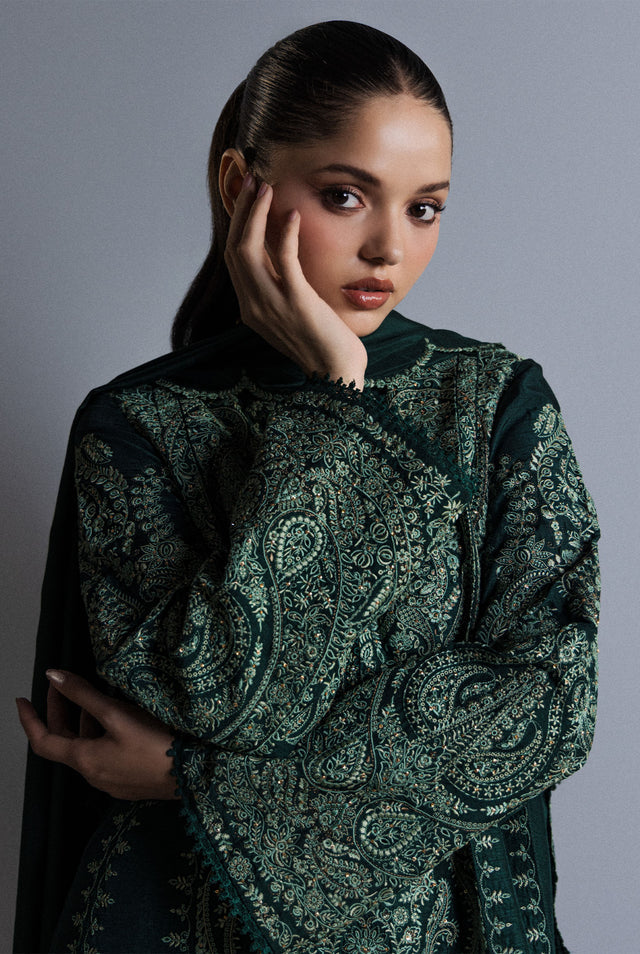 Zara Shahjahan | Festive 26 | Zehra - Luxury Dress - available at Maria Faisal in UK and USA.