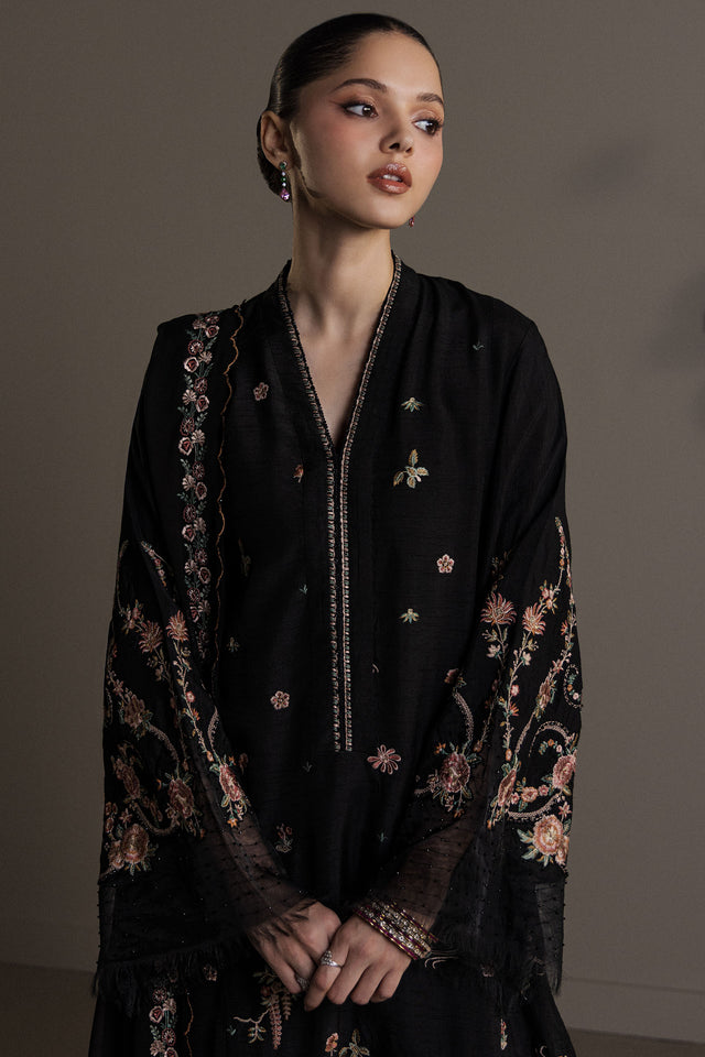 Zara Shahjahan | Festive 26 | Shaam - Luxury Dress - available at Maria Faisal in UK and USA.