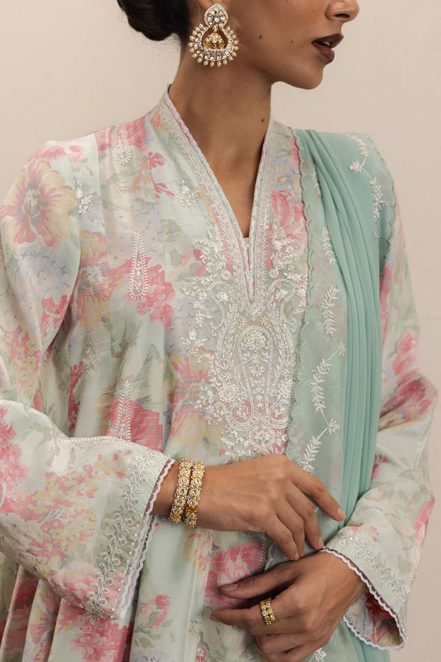 Zara Shahjahan | Festive 26 | Noor - Luxury Dress - available at Maria Faisal in UK and USA.