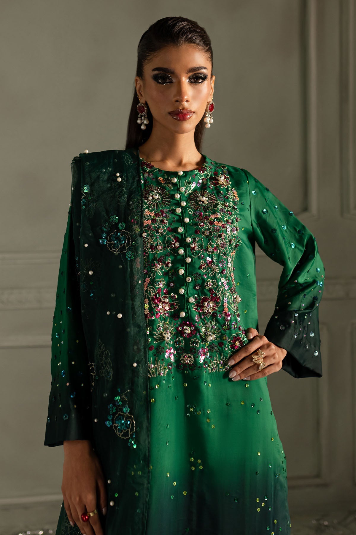 Nureh | Fancy Formals | Ruby Rush TW-09 - Ladies Clothes - Maria Faisal