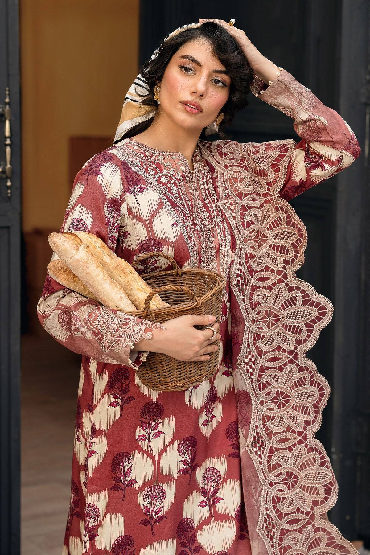 Nureh | Glam Girl Lawn | GL-20 by Maria Faisal - Registered Vendor of : Nureh - type : Ladies Clothes - 100% original wedding dresses