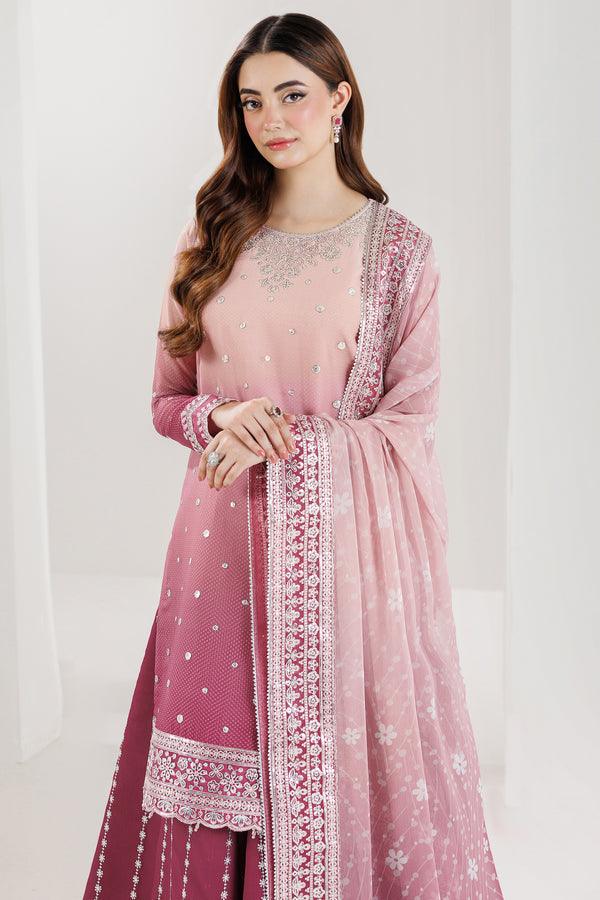 Farasha | Formals 26 | Rosette Blush - Formal Dress - available at Maria Faisal in UK and USA.