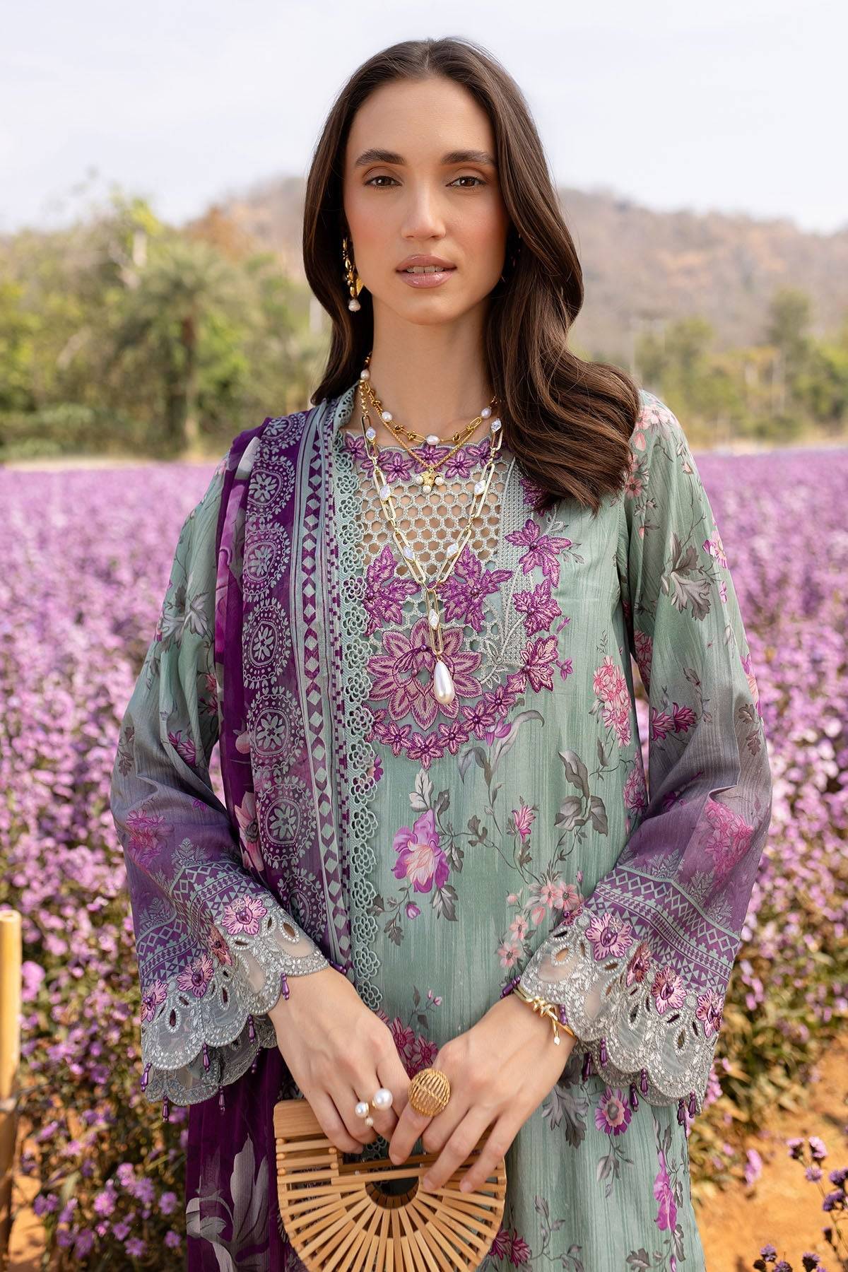 Nureh | Bloom 25 | BL-02 by Maria Faisal - Registered Vendor of : Nureh - type : Ladies Clothes - 100% original wedding dresses