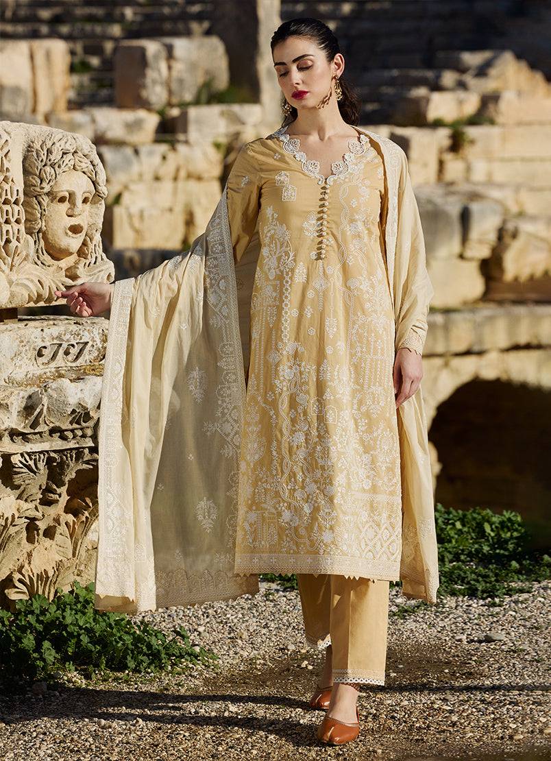 Image | Lawnkari 25 | Ebru by Maria Faisal - Registered Vendor of : Image - type : Ladies Clothes - 100% original wedding dresses