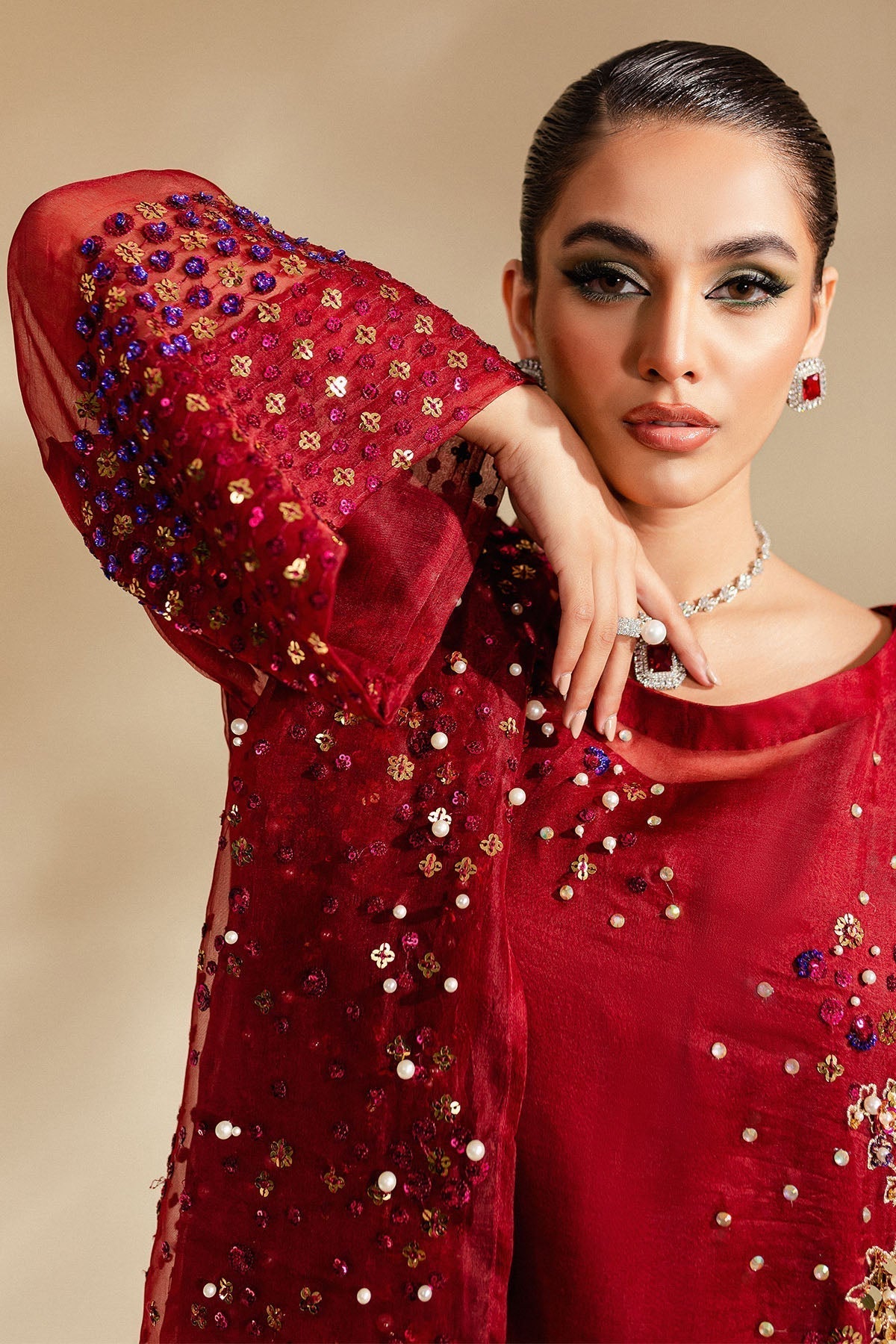 Nureh | Tiny Twinkles | LOVE STRUCK - Wedding Dress - Maria Faisal
