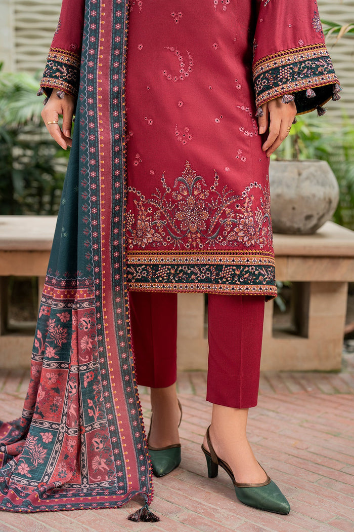 Jazmin | Winter Edition 24 | VISCOSE UW-0048 - Designer Dress with Intricate embroidery and embellishments. Shop elegent wedding dress at Maria Faisal.