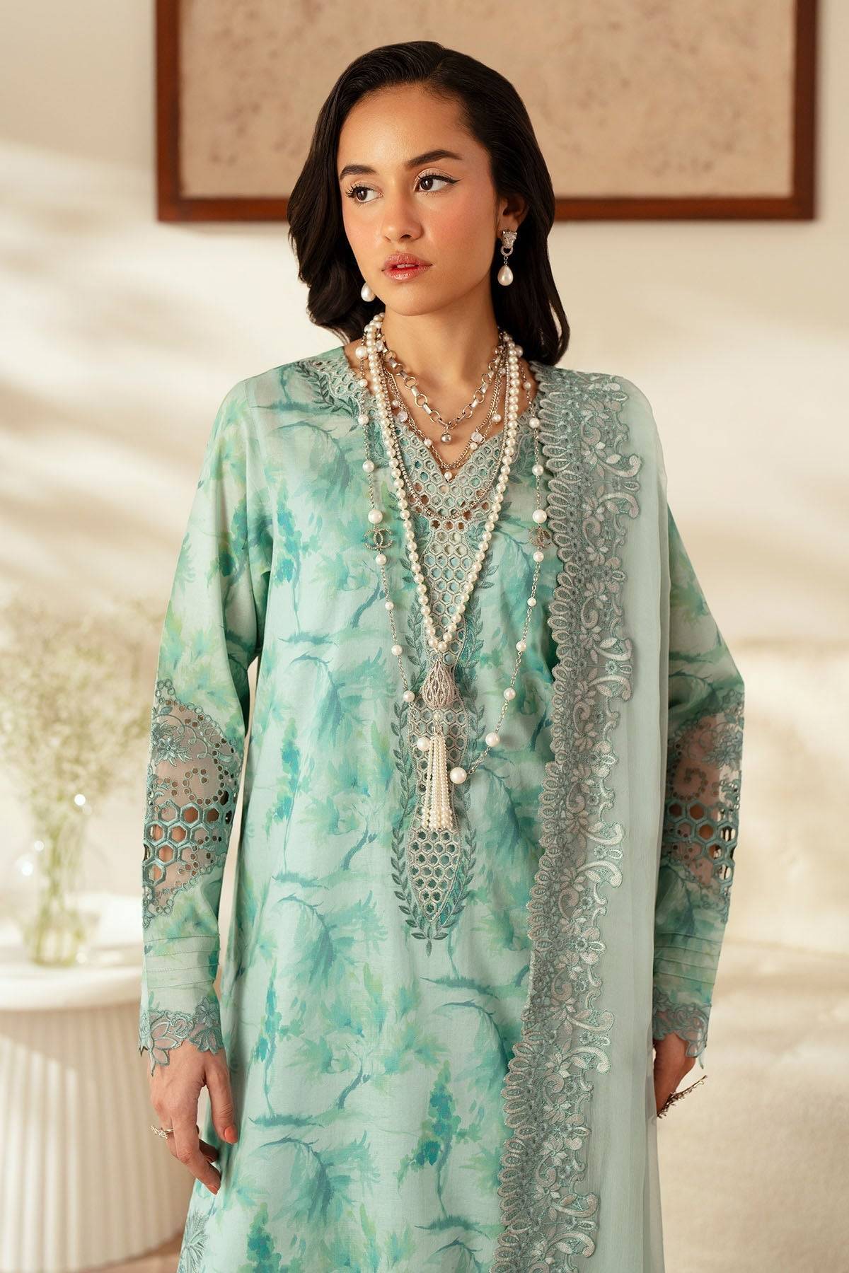 Nureh | Feya Eid Lawn | FE-03 by Maria Faisal - Registered Vendor of : Nureh - type : Ladies Clothes - 100% original wedding dresses