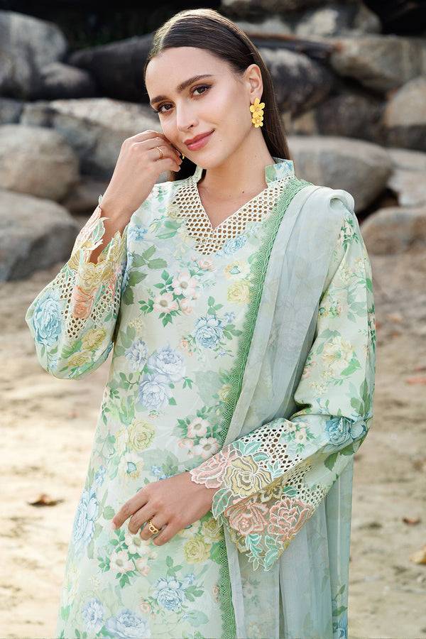 Farasha | Printed Essentials | Mint Bloom by Maria Faisal - Registered Vendor of : Farasha - type : Ladies Clothes - 100% original wedding dresses