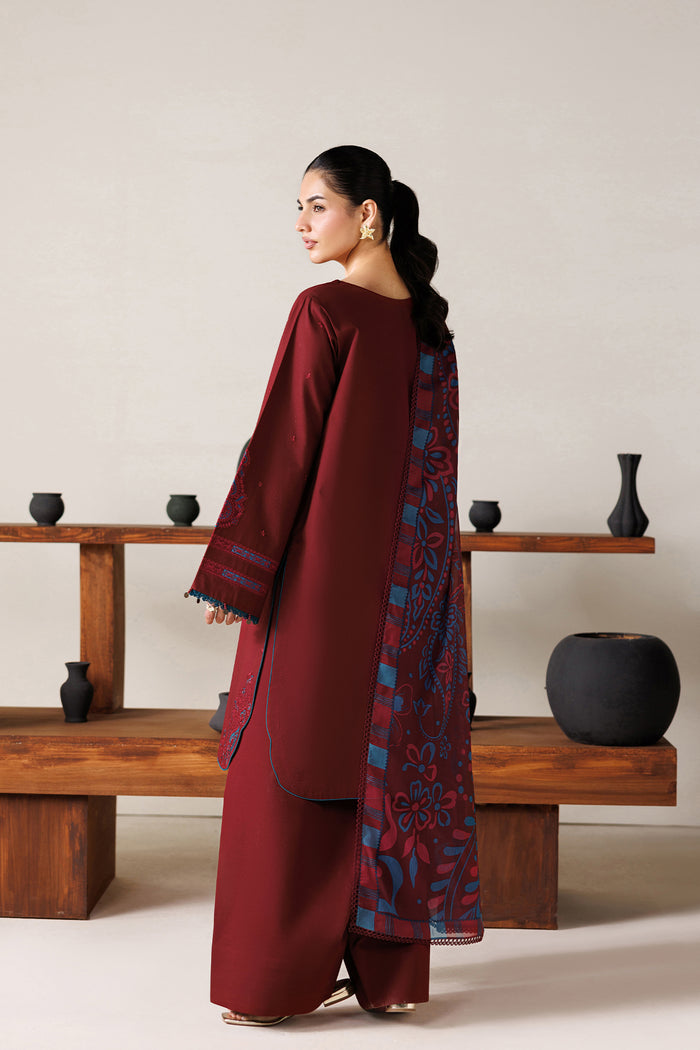 Farasha | Summer Melody 26 | Cherry Charm - Casual Dress - available at Maria Faisal in UK and USA.