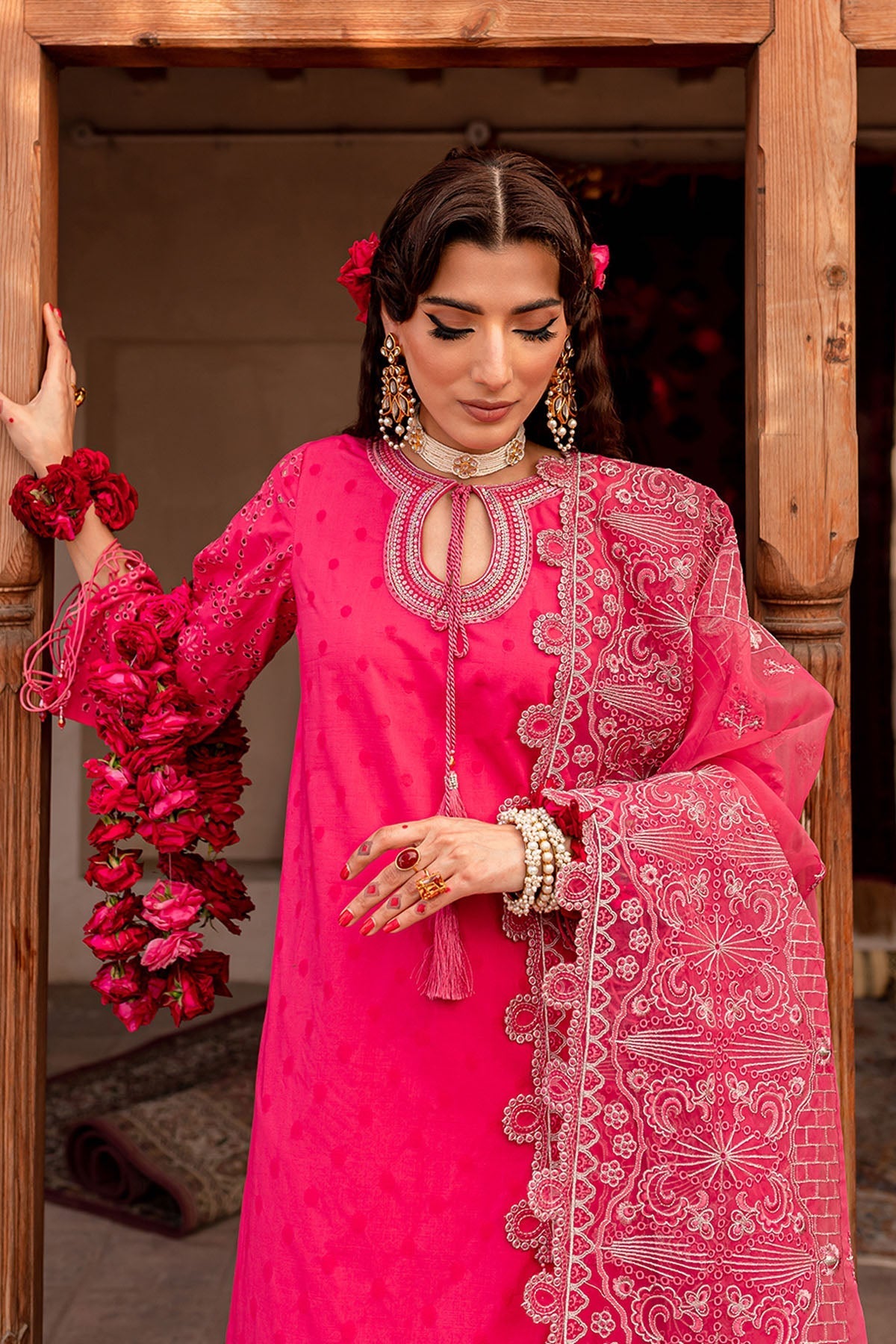 Nureh | Lawn Jacquard | NS-73 - Ladies Clothes 