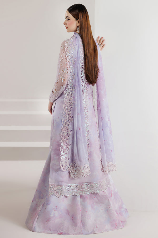Farasha | Formals 26 | Lilac Enchant - Formal Dress - available at Maria Faisal in UK and USA.